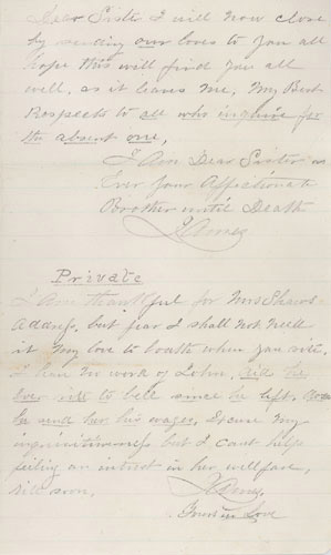 Letter by James W. Vanderhoef, Jan. 31, 1863, page 3