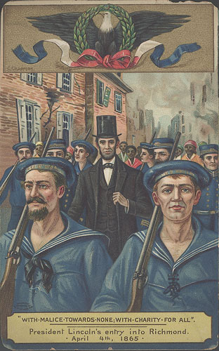 President Lincoln's entry into Richmond