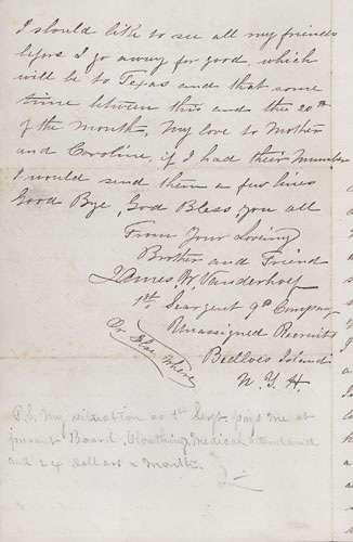 Letter by James W. Vanderhoef, December 2, 1866, page 4