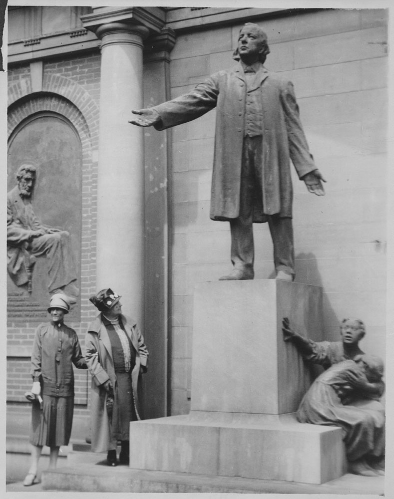 Henry Ward Beecher Statue at Plymouth Church