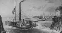 illustration of Old Fulton Ferry
