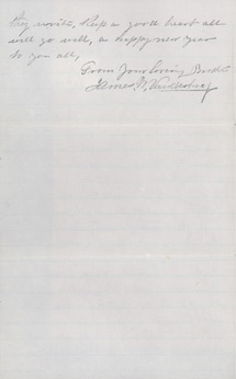Letter by James W. Vanderhoef, December 28, 1866, page 2